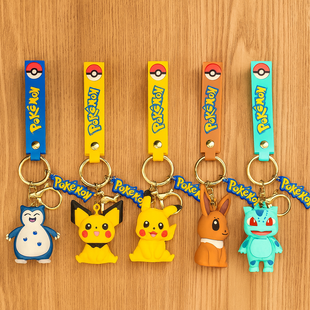 Pokémon Character Keychain ⚡