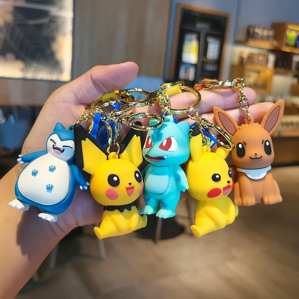 Pokémon Character Keychain ⚡