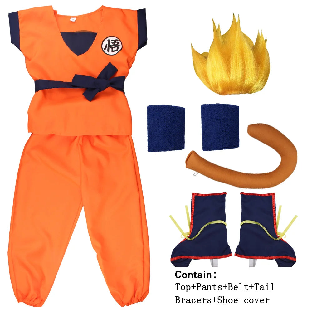 Adult Children's Anime Holiday set Son Goku HALLOWEEN