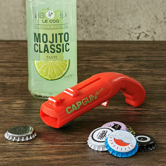 🔫 Cap Launcher Bottle Opener.