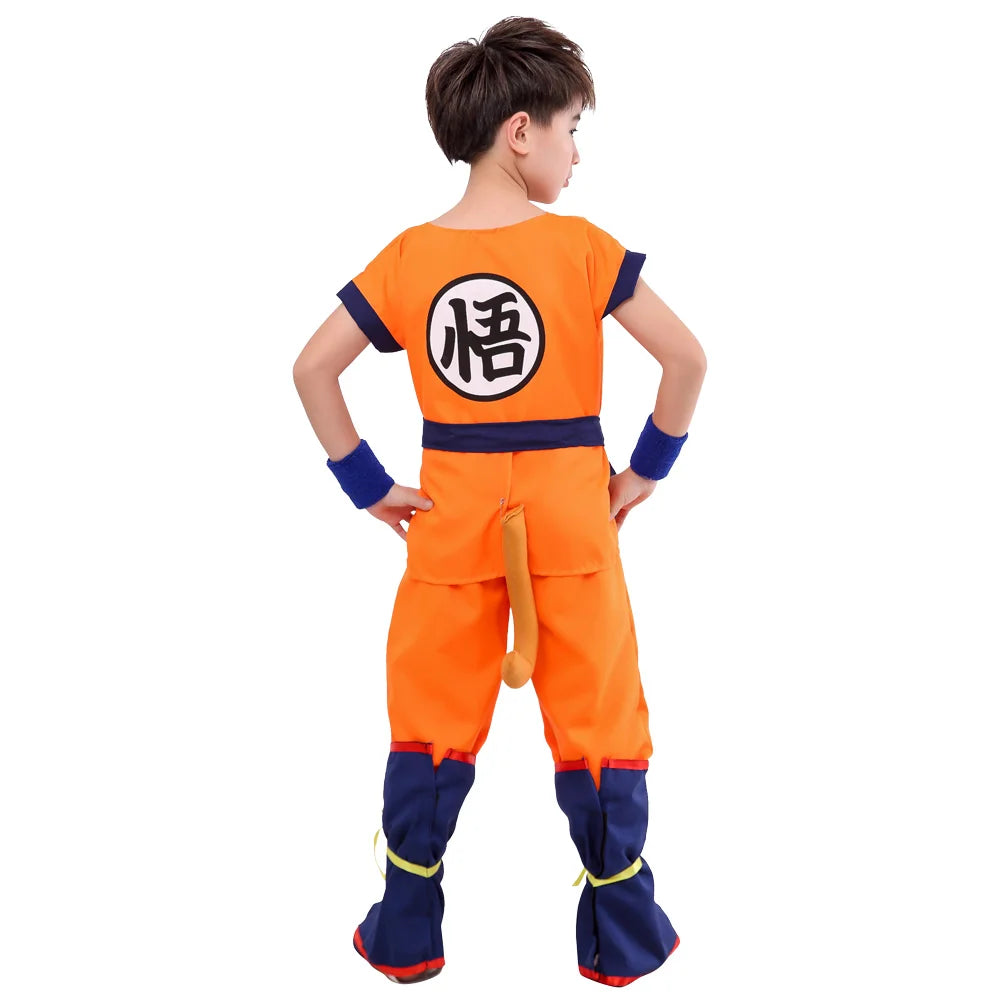 Adult Children's Anime Holiday set Son Goku HALLOWEEN