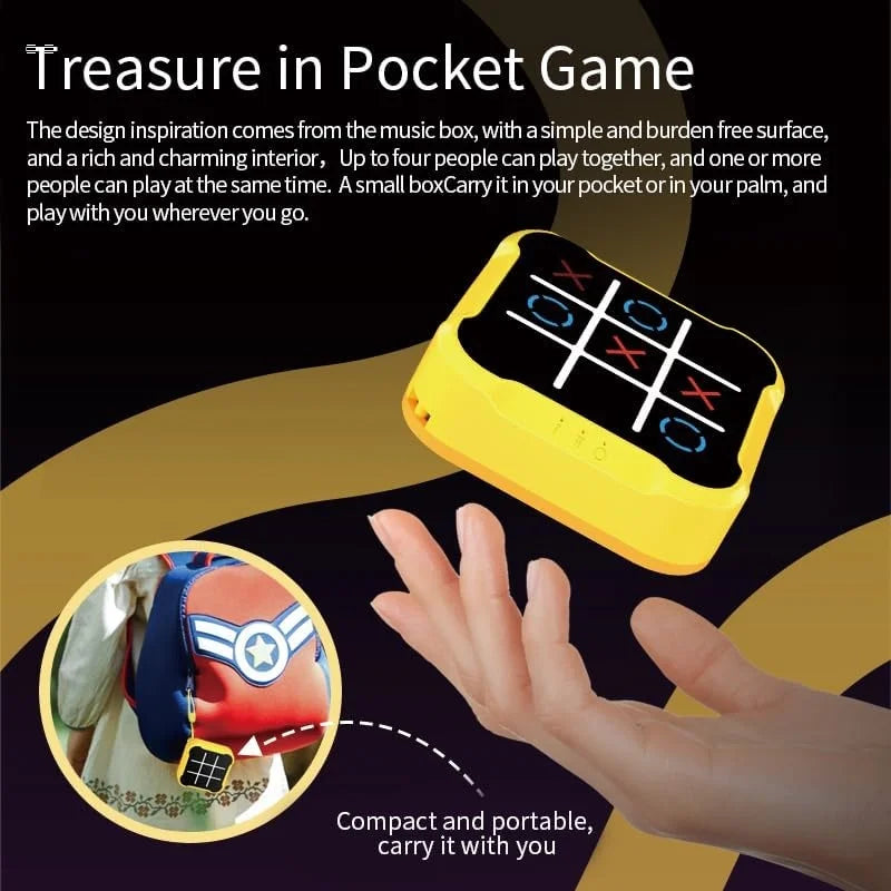 🧠 Smart Tic-Tac-Toe Electronic Board | Family Game with 4 Modes