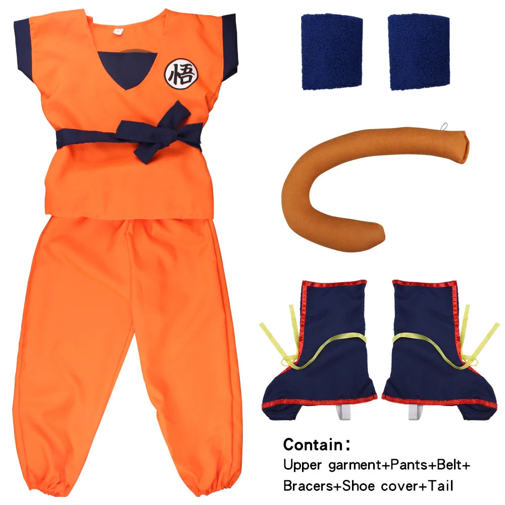 Adult Children's Anime Holiday set Son Goku HALLOWEEN