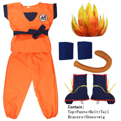 Adult Children's Anime Holiday set Son Goku HALLOWEEN