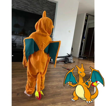 🔥Charizard Cosplay Pokemon Costume Boy Girl Halloween