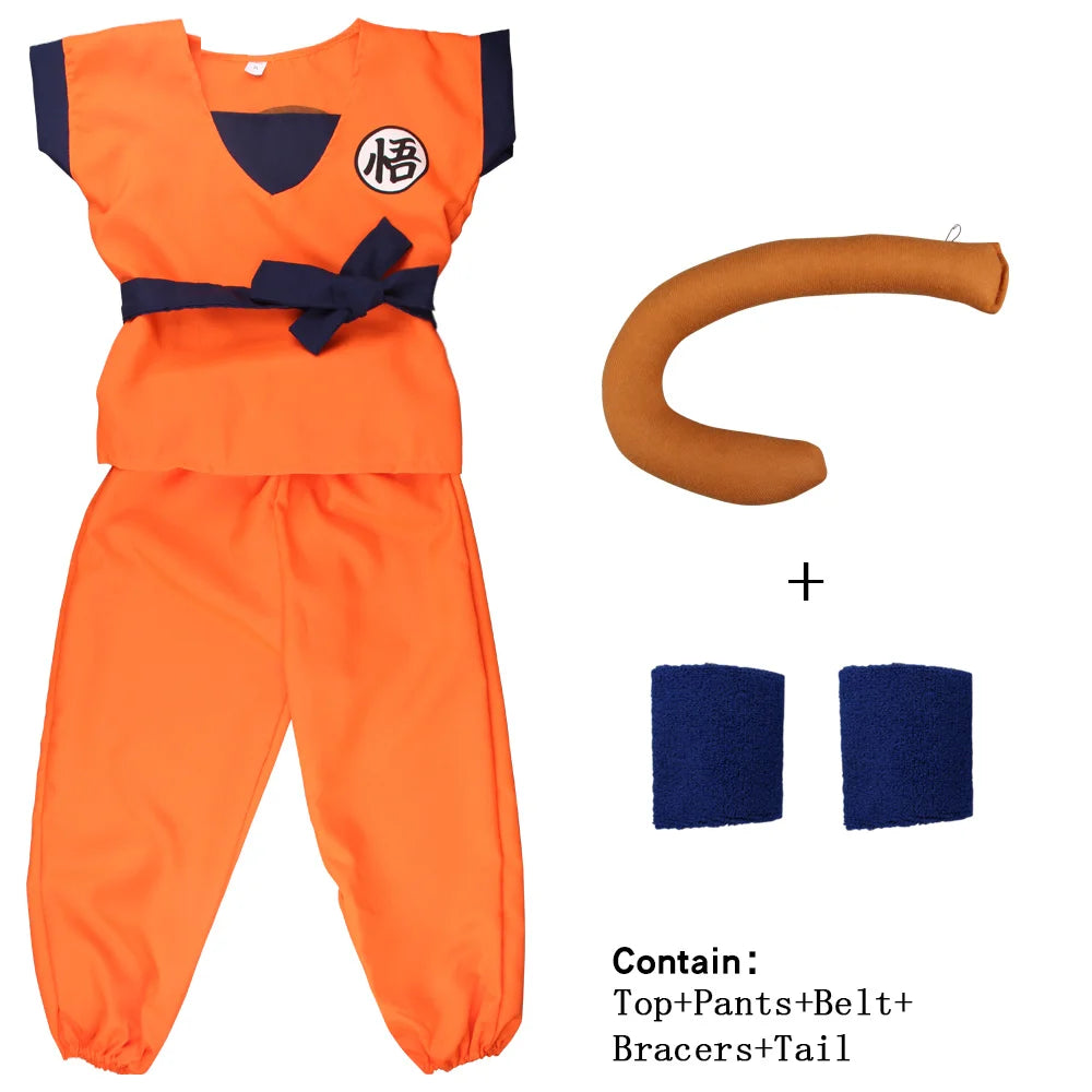 Adult Children's Anime Holiday set Son Goku HALLOWEEN