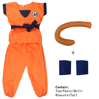 Adult Children's Anime Holiday set Son Goku HALLOWEEN