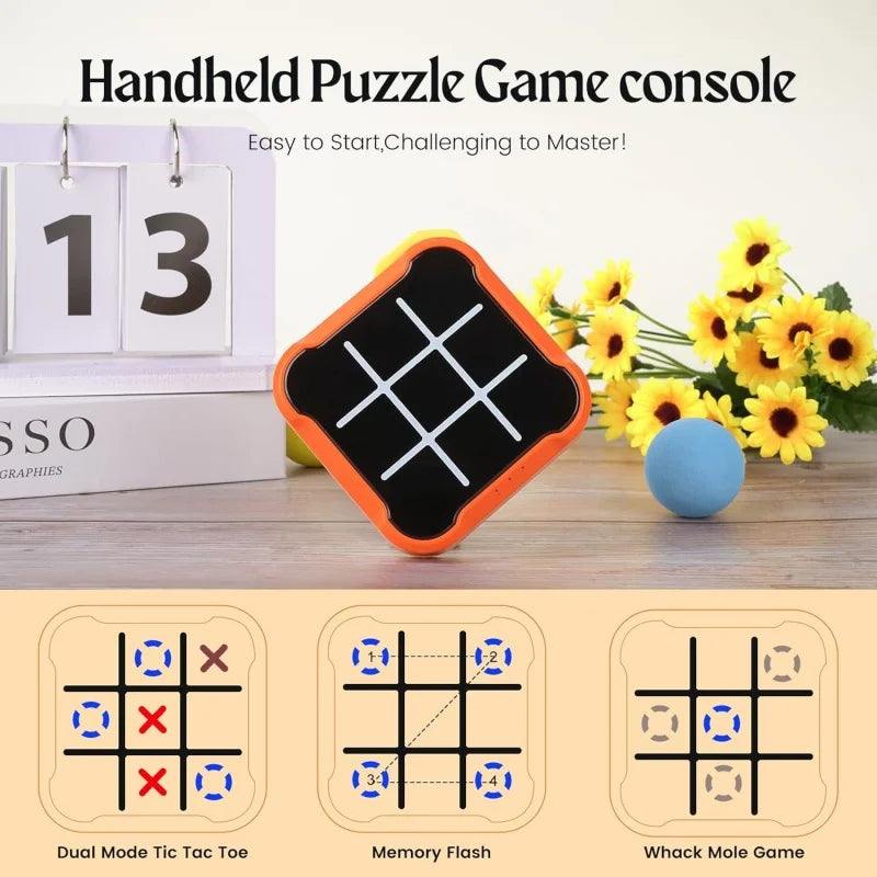 🧠 Smart Tic-Tac-Toe Electronic Board | Family Game with 4 Modes