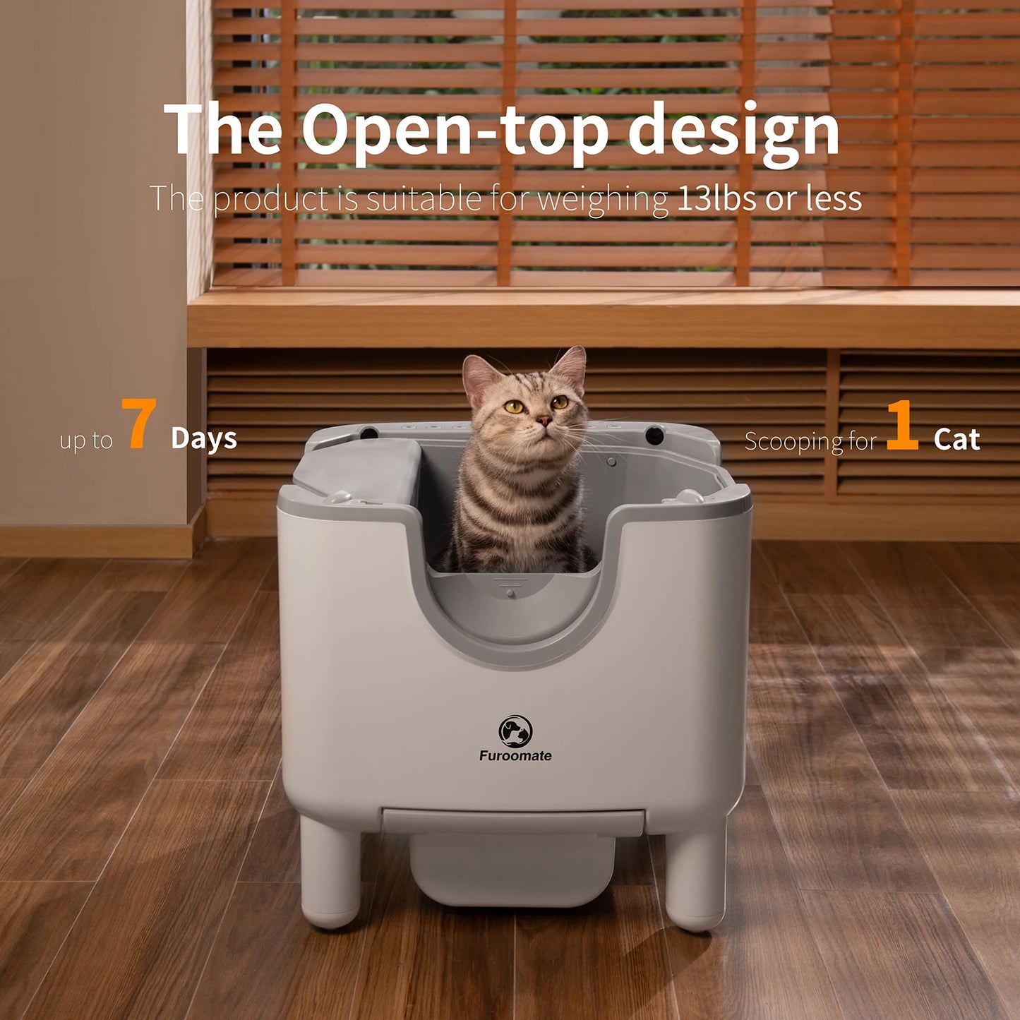 Automatic Cat Litter Box with Odor Control.