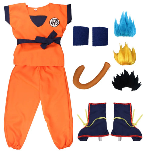 Adult Children's Anime Holiday set Son Goku HALLOWEEN