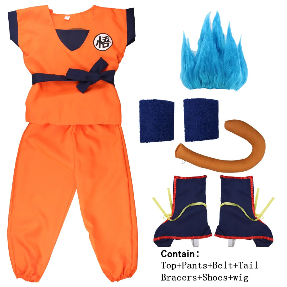 Adult Children's Anime Holiday set Son Goku HALLOWEEN