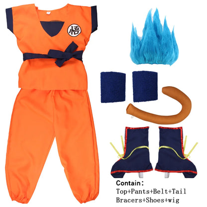 Adult Children's Anime Holiday set Son Goku HALLOWEEN